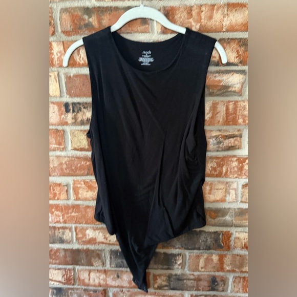 nuuds Classic crewneck tank Black Bodysuit - Picture 2 of 6